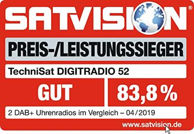 Technisat Digitradio 52 Wekkerradio Zwart - thumbnail
