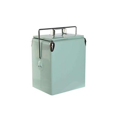 Koelbox Home ESPRIT Groen PVC Metaal Staal Polypropyleen 17 L 32 x 24 x 43 cm
