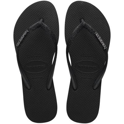 Havaianas Slim Glitter II black Zwart maat 3940