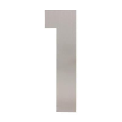 Intersteel XXL huiscijfer 50 cm hoog - RVS Intersteel XXL huiscijfer 50 cm hoog - RVS