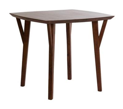 Light & Living Vierkante Bistrotafel 'Quenza' Acaciahout, 85 x 85cm, kleur Bruin