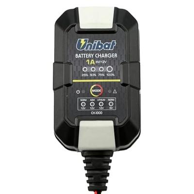 Unibat Charger ch-1000 , 1a 6/12v +lithium