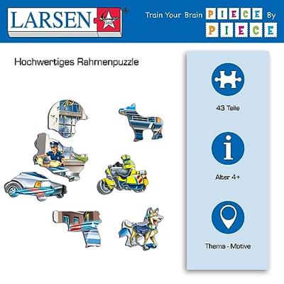 Selecta Larsen legpuzzel de politie, 43st. Selecta Larsen legpuzzel de politie, 43st.