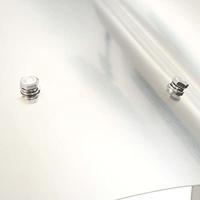 Schoorsteenkap roestvrij staal zilverkleurig - thumbnail