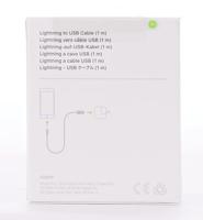 Kabel USB naar Lightning Apple MXLY2ZM/A Wit 1 m (1 Stuks) - thumbnail