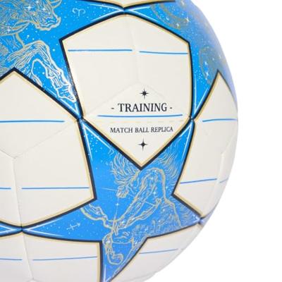 adidas UEFA Champions League Training Voetbal 2025-2026 Wit Blauw Goud adidas UEFA Champions League Training Voetbal 2025-2026 Wit Blauw Goud