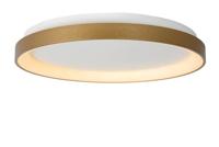 Lucide VIDAL - Plafonnière - Ø 48 cm - LED Dimb. - 1x38W 2700K - Mat Goud / Messing - thumbnail