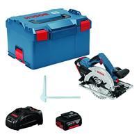 Bosch Blauw GKS 18V-57 G Professional accu cirkelzaag | 5.0Ah Li-Ion | in L-BOXX - 06016A2100 - thumbnail