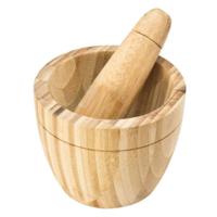 Kitchen Tools Vijzel bamboe 11,5x10cm - thumbnail