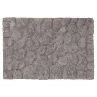 Badmat Sealskin Pebbles Katoen 90x60 cm Grijs - thumbnail