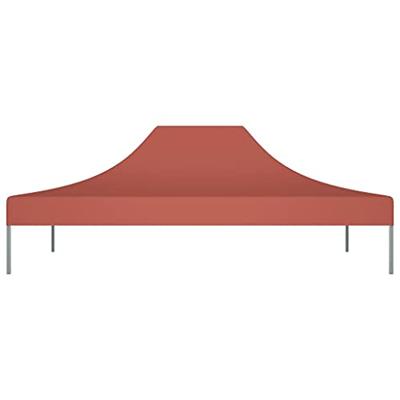 VidaXL Partytentdak 270 g/m² 4x3 m terracotta - thumbnail