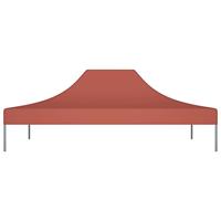 VidaXL Partytentdak 270 g/m² 4x3 m terracotta - thumbnail