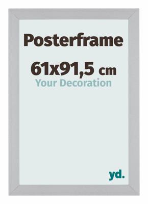 Posterlijst 61x91,5cm Zilver Mat MDF Parma Posterlijst 61x91,5cm Zilver Mat MDF Parma
