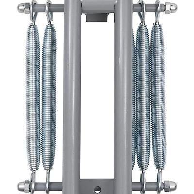 Buikspiertrainer L-vormig met elastische koorden - thumbnail