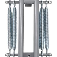 VidaXL Buikspiertrainer l-vormig met elastische koorden - thumbnail