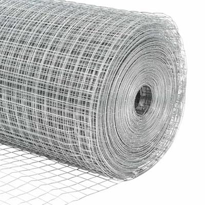 Gelast Draad Omheining Rood Geometrisch Zilver 0.4 x 10 m