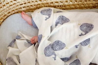 Lässig Heavenly soft swaddle doek / luier L 3 stuks Little Water Whale 80 x 80 cm Lässig Heavenly soft swaddle doek / luier L 3 stuks Little Water Whale 80 x 80 cm