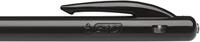 Bic balpen M10 Clic op blister, medium punt, zwart - thumbnail