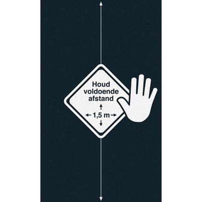 Kangaro deurmat afstand houden 90x150cm Kangaro deurmat afstand houden 90x150cm