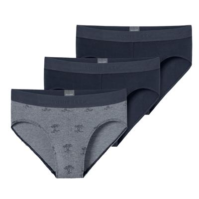 Schiesser 95/5 slips 3-pack blauw