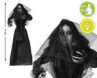 Ophangdecoratie Halloween (140 x 16 x 160 cm) Zwart 140 x 16 x 160 cm - thumbnail