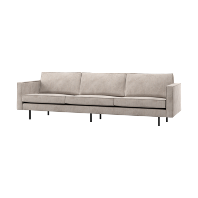 WOOOD Rodeo 3-zits bank ribstof Ecru