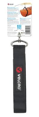 VELCRO® Klittenbandriem Met riem Extra sterk (l x b) 813 mm x 25 mm Zwart 1 stuk(s)