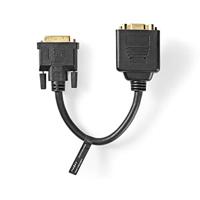 DVI-I (m) naar DVI-I en VGA (v) splitter - 0,20 meter - thumbnail