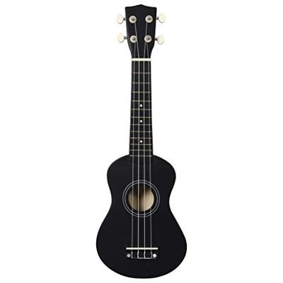 Ukuleleset met tas voor kinderen sopraan 21'' zwart - thumbnail