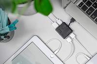 Digitus DA-70217 DA-70217 USB-hub 4 poorten USB-A USB 2.0 480 MBit/s Zwart - thumbnail