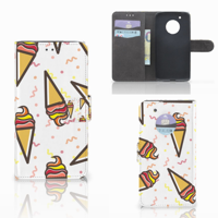 Motorola Moto G5 Plus Book Cover Icecream - thumbnail