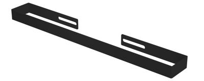 Eastbrook Vesima radiator handdoekbeugel Mat zwart 40,3cm