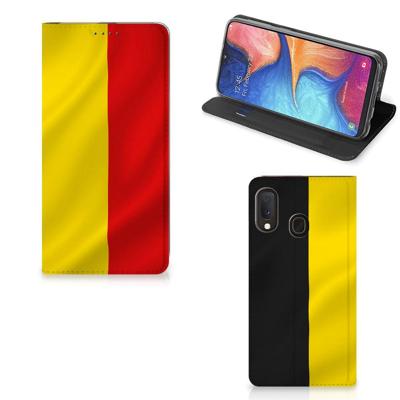 Samsung Galaxy A20e | Standcase | Belgische Vlag Samsung Galaxy A20e | Standcase | Belgische Vlag