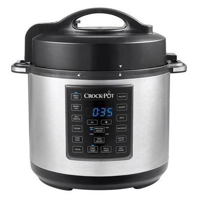 Crock-Pot CR051 Express Pot Multi Cooker 5.7L RVS/Zwart Crock-Pot CR051 Express Pot Multi Cooker 5.7L RVS/Zwart