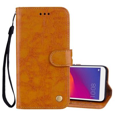 Business stijl olie Wax textuur horizontale Flip lederen case voor Huawei Y5 (2018)/Y5 Prime (2018)/Honor 7A (Russische versie) met houder & kaartsle