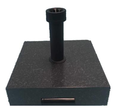 Parasolvoet 40 KG Graniet look
