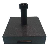 Parasolvoet 40 KG Graniet look - thumbnail