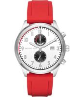 Horlogeband Michael Kors MK8572 Silicoon Rood 22mm - thumbnail