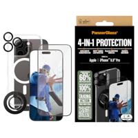 PanzerGlass 4-in-1 Protection B1294+2864+1284+S Screenprotector (glas) Apple iPhone 16 Pro Max 1 stuk(s) Anti-vingerafdruk, Krasvast - thumbnail