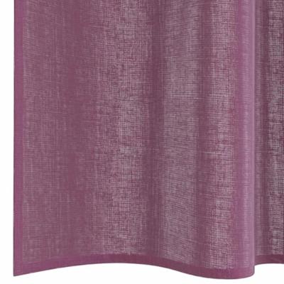 Gordijnen voile met roedezakken 2 st paars