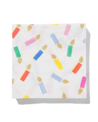 HEMA Servetten kaarsjes 33x33cm - 20 stuks