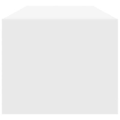 Tv-meubel 100x31x25,5 cm bewerkt hout wit