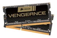 Corsair Laptop-werkgeheugen kit Vengeance CMSX16GX3M2A1600C10 16 GB 2 x 8 GB DDR3-RAM 1600 MHz CL10 10-10-27 - thumbnail
