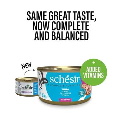 SCHESIR in cooking water Tuna - nat kattenvoer - 6 x 50 g