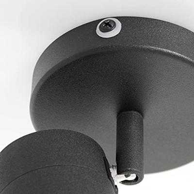 Steinhauer Badkamer spotUpround LED zwart - 2486ZW