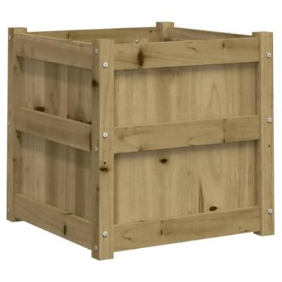VidaXL Plantenbakken 2 st cm geïmpregneerd hout
