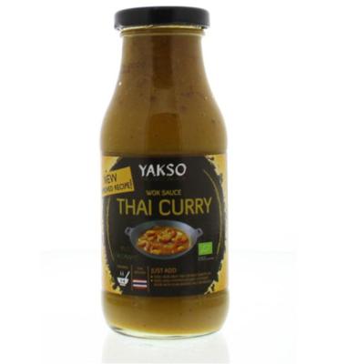 Yakso Woksaus curry bio 240 Milliliter