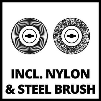 Einhell 3424002 GC-EG 1410 Voegenreiniger Staal, Nylon 230 V