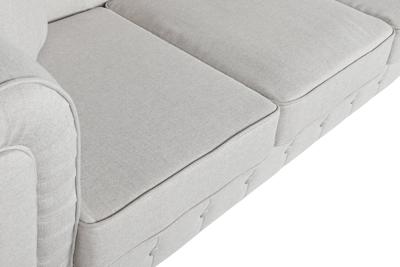 Sofa DKD Home Decor Wit Bruin Crème Hout 209 x 84 x 76 cm