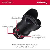 Samyang 35mm T1.5 ED AS UMC II Canon VDSLR - thumbnail